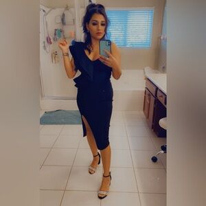 One shoulder bodycon dress size S